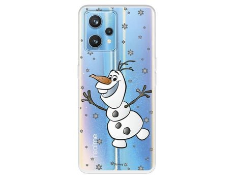 Funda Para Realme 9 Pro+ Oficial De Disney Olaf Transparente - Frozen