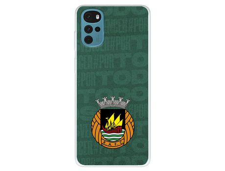 Funda Para Motorola Moto G22 Del Rio Ave Fc Escudo Fondo Verde - Licencia Oficial Rio Ave Fc