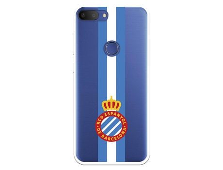 Funda Para Alcatel 1S 2019 Del Rcd Espanyol Escudo Albiceleste Escudo Albiceleste - Licencia Oficial Rcd Espanyol