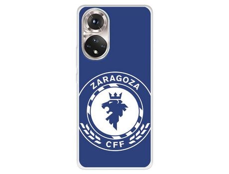 Funda Para Huawei Honor 50 5G Del Zaragoza Cf Femenino Escudo Grande Fondo Azul - Licencia Oficial Zaragoza Cf Femenino