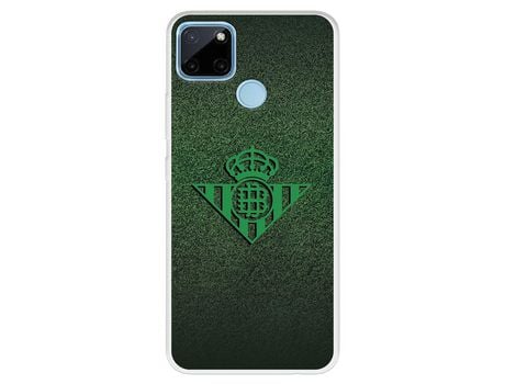 Funda Para Realme C21Y Del Betis Escudo Verde Fondo Trama - Licencia Oficial Real Betis Balompié