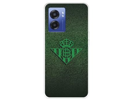 Funda Para Realme Narzo 50 5G Del Real Betis Balompié Escudo Verde Fondo Trama - Licencia Oficial Real Betis Balompié