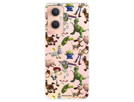 Funda Para Oppo A96 5G Oficial De Disney Muñecos Toy Story Siluetas - Toy Story