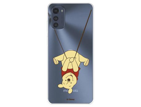 Funda Para Motorola Moto E32 Oficial De Disney Winnie Columpio - Winnie The Pooh