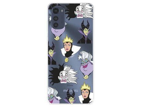 Funda Para Motorola Moto E32 Oficial De Disney Villanas Patrón - Villanas Disney