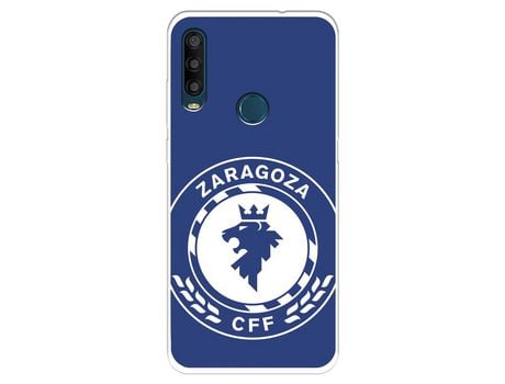 Funda Para Alcatel 1Se 2020 Del Zaragoza Cf Femenino Escudo Grande Fondo Azul - Licencia Oficial Zaragoza Cf Femenino