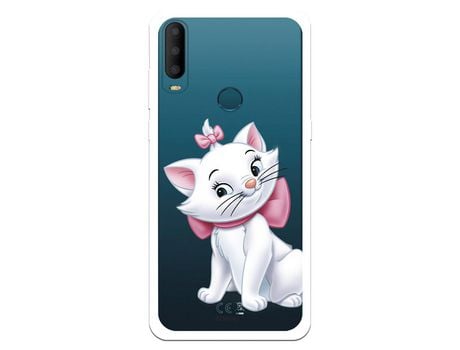 Funda Para Alcatel 1B 2020 Oficial De Disney Marie Silueta - Los Aristogatos