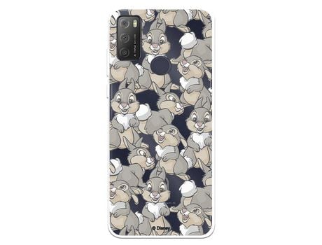 Funda Para Alcatel 1S 2021 Oficial De Disney Tambor Patrones - Bambi