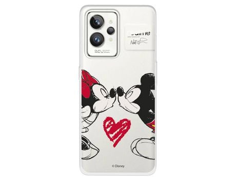 Funda Para Realme Gt 2 Pro Oficial De Disney Mickey Y Minnie Beso - Clásicos Disney