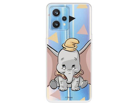 Funda Para Realme 9 Pro+ Oficial De Disney Dumbo Silueta Transparente - Dumbo