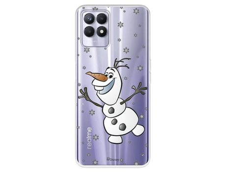 Funda Para Realme C11 2021 Oficial De Disney Olaf Transparente - Frozen