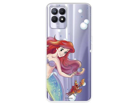 Funda Para Realme C11 2021 Oficial De Disney Ariel Y Sebastián Burbujas - La Sirenita