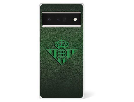 Funda Para Google Pixel 6 Pro Del Betis Escudo Verde Fondo Trama - Licencia Oficial Real Betis Balompié