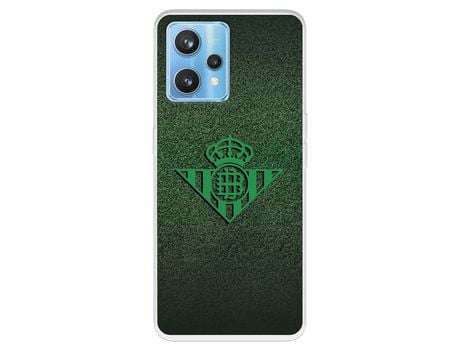 Funda Para Realme 9 Pro+ Del Real Betis Balompié Escudo Verde Fondo Trama - Licencia Oficial Real Betis Balompié