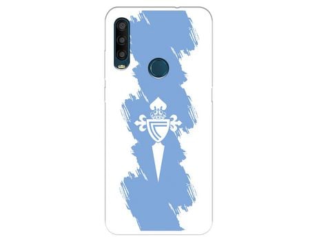 Funda Para Alcatel 1Se 2020 Del Rc Celta Escudo Trazo Azul - Licencia Oficial Rc Celta