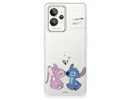 Funda Para Realme Gt 2 Pro Oficial De Disney Angel & Stitch Beso - Lilo & Stitch