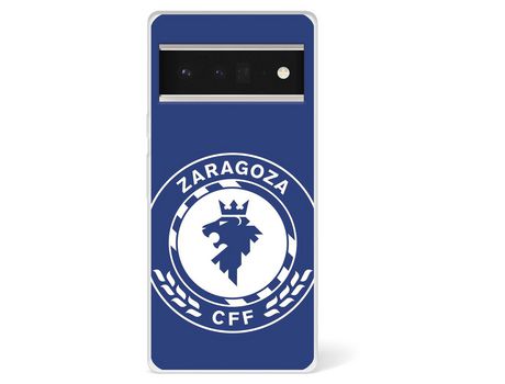 Funda Para Google Pixel 6 Pro Del Zaragoza Cf Femenino Escudo Grande Fondo Azul - Licencia Oficial Zaragoza Cf Femenino