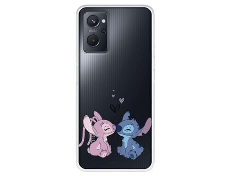 Funda Para Oppo A76 Oficial De Disney Angel & Stitch Beso - Lilo & Stitch