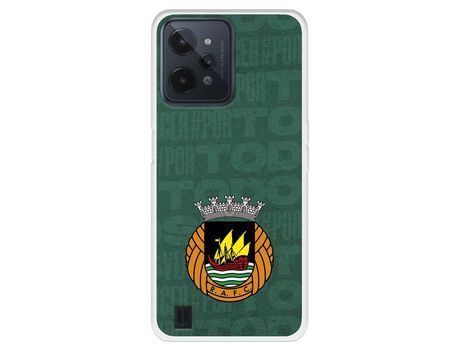 Funda Para Realme C31 Del Escudo Fondo Verde - Licencia Oficial Rio Ave Fc