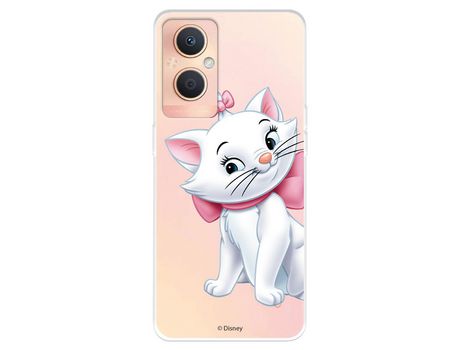 Funda Para Oppo A96 5G Oficial De Disney Marie Silueta - Los Aristogatos