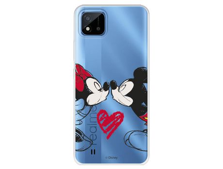 Funda Para Realme 8I Oficial De Disney Mickey Y Minnie Beso - Clásicos Disney