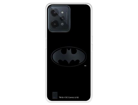 Funda Para Realme C31 Oficial De Dc Comics Batman Logo Transparente - Dc Comics