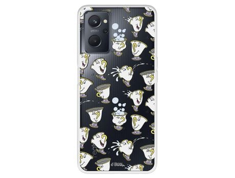 Funda Para Oppo A76 Oficial De Disney Chip Potts Siluetas - La Bella Y La Bestia