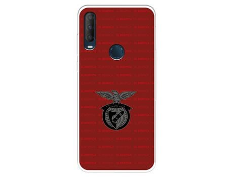 Funda Para Alcatel 1S 2020 Del Escudo Fondo Granate - Licencia Oficial Benfica