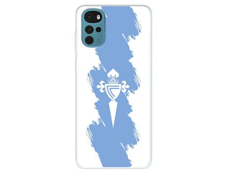 Funda Para Motorola Moto G22 Del Rc Celta Escudo Trazo Azul - Licencia Oficial Rc Celta