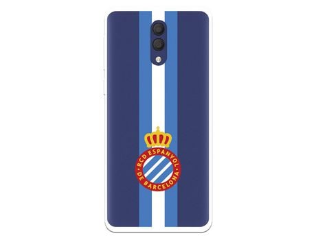 Funda Para Alcatel 1X 2019 Del Rcd Espanyol Escudo Albiceleste Escudo Albiceleste - Licencia Oficial Rcd Espanyol