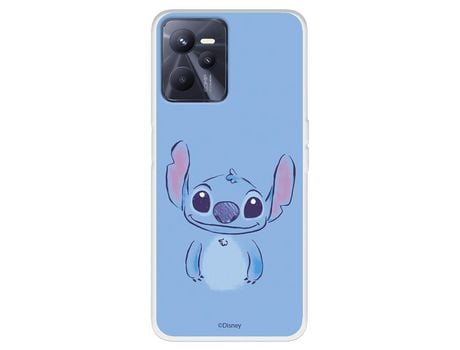 Funda Para Realme C35 Oficial De Disney Stitch Azul - Lilo & Stitch