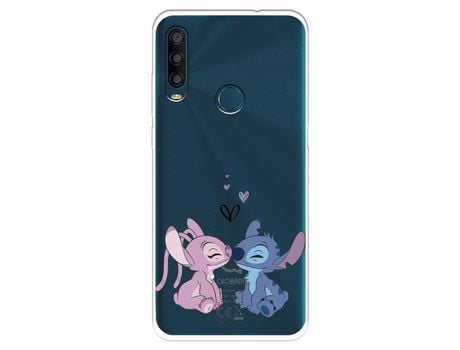 Funda Para Alcatel 1Se 2020 Oficial De Disney Angel & Stitch Beso - Lilo & Stitch