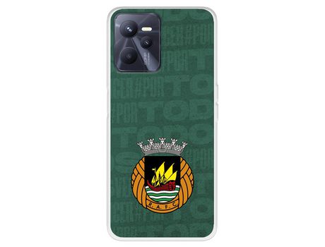 Funda Para Realme C35 Del Escudo Fondo Verde - Licencia Oficial Rio Ave Fc