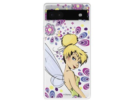 Funda Para Google Pixel 6A Oficial De Disney Campanilla Flores - Peter Pan