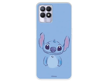 Funda Para Realme C11 2021 Oficial De Disney Stitch Azul - Lilo & Stitch