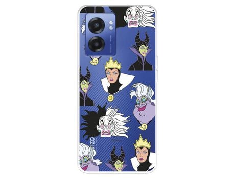 Funda Para Realme Narzo 50 5G Oficial De Disney Villanas Patrón - Villanas Disney