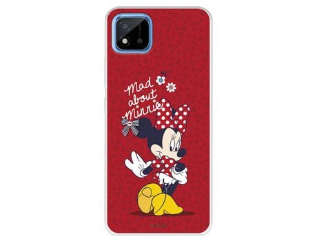 Funda Para Realme 8I Oficial De Disney Minnie Mad About - Clásicos Disney