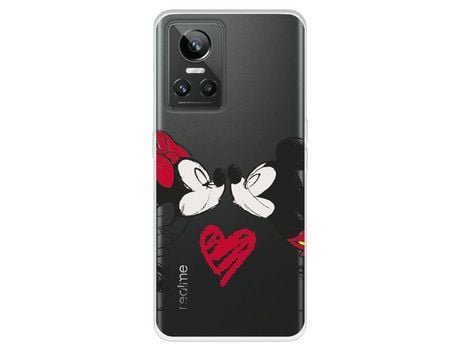 Funda Para Realme Gt Neo 3 Oficial De Disney Mickey Y Minnie Beso - Clásicos Disney