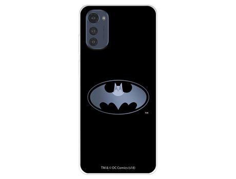 Funda Para Motorola Moto E32 Oficial De Dc Comics Batman Logo Transparente - Dc Comics