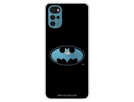 Funda Para Motorola Moto G22 Oficial De Dc Comics Batman Logo Transparente - Dc Comics