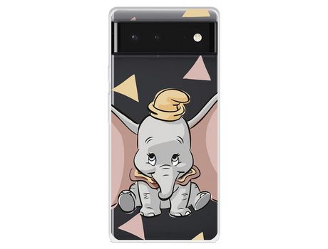 Funda Para Google Pixel 6 Oficial De Disney Dumbo Silueta Transparente - Dumbo