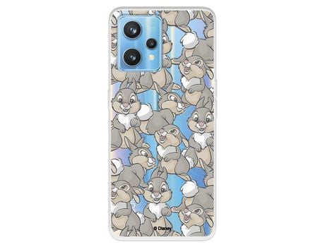 Funda Para Realme 9 Pro+ Oficial De Disney Tambor Patrones - Bambi