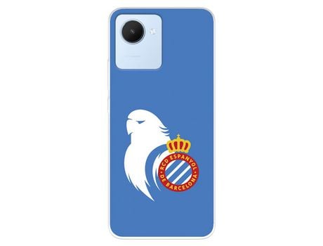 Funda Para Realme C30 Del Rcd Espanyol Escudo Perico - Licencia Oficial Rcd Espanyol