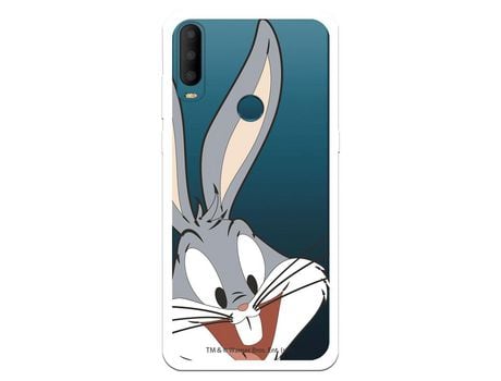 Funda Para Alcatel 1B 2020 Oficial De Warner Bros Bugs Bunny Silueta Transparente - Looney Tunes