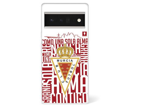 Funda Para Google Pixel 6 Pro Del Real Murcia Escudo Fondo Blanco - Licencia Oficial Real Murcia