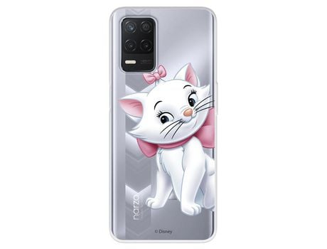 Funda Para Realme Narzo 30 5G Oficial De Disney Marie Silueta - Los Aristogatos