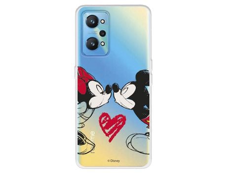 Funda Para Realme Gt Neo 2 Oficial De Disney Mickey Y Minnie Beso - Clásicos Disney