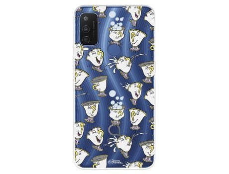 Funda Para Alcatel 1 L Pro Oficial De Disney Chip Potts Siluetas - La Bella Y La Bestia