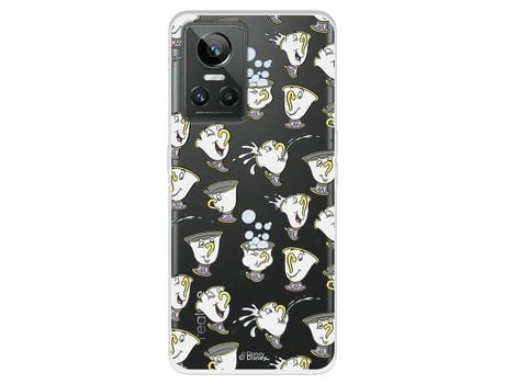 Funda Para Realme Gt Neo 3 Oficial De Disney Chip Potts Siluetas - La Bella Y La Bestia