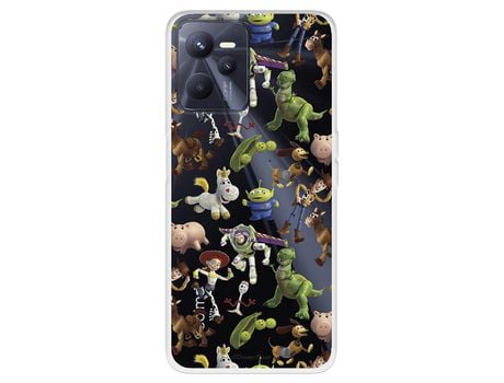 Funda Para Realme C35 Oficial De Disney Muñecos Toy Story Siluetas - Toy Story